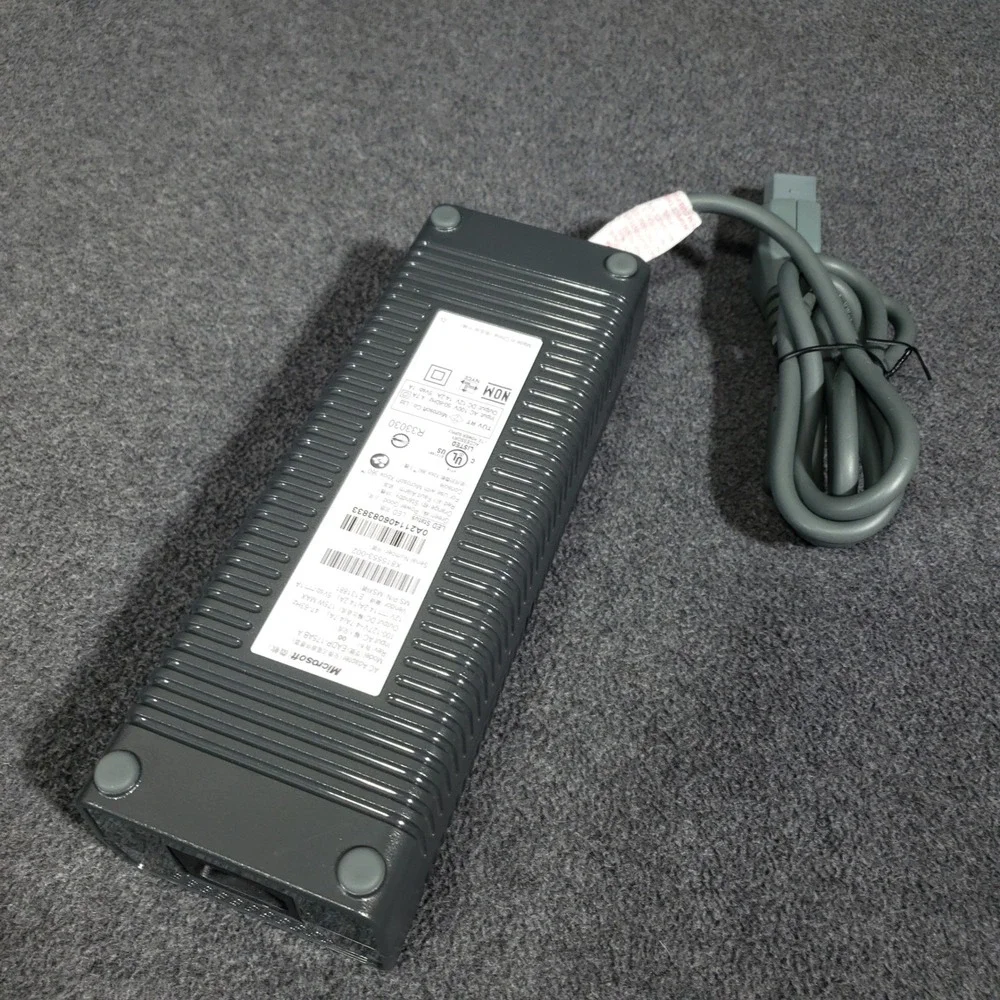 Microsoft Xbox 360 AC Adapter Power‎ Supply 175W Gray EADP-175AB A X815553-002